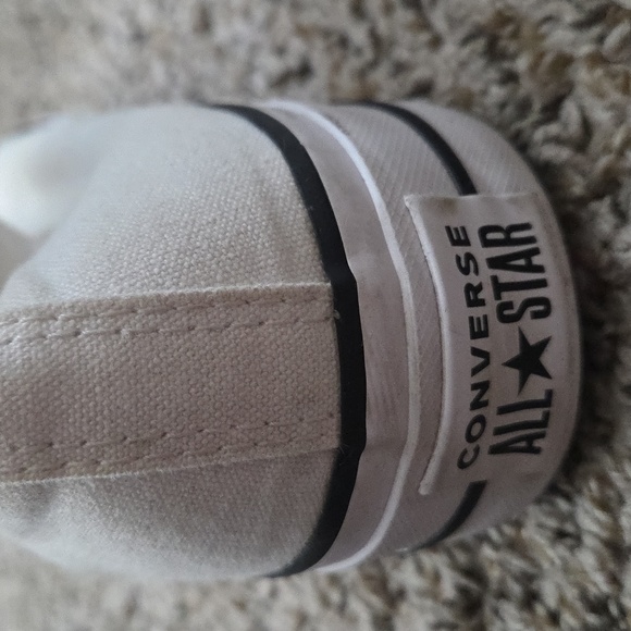 Converse All Star Cream High-Tops - Picture 3 of 3